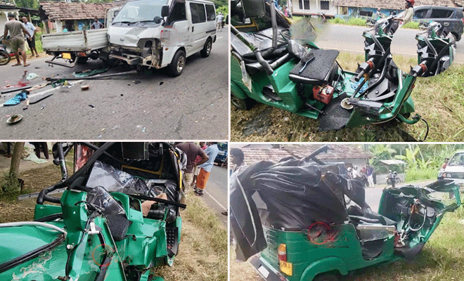 லொறி – ஓட்டோ மோதி விபத்து! ஒருவர் பலி